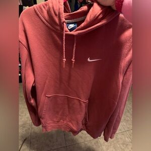 Nike hoodie MENS size large terracota color